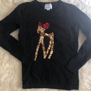 Antoni & Alison Girls Reindeer Sweater